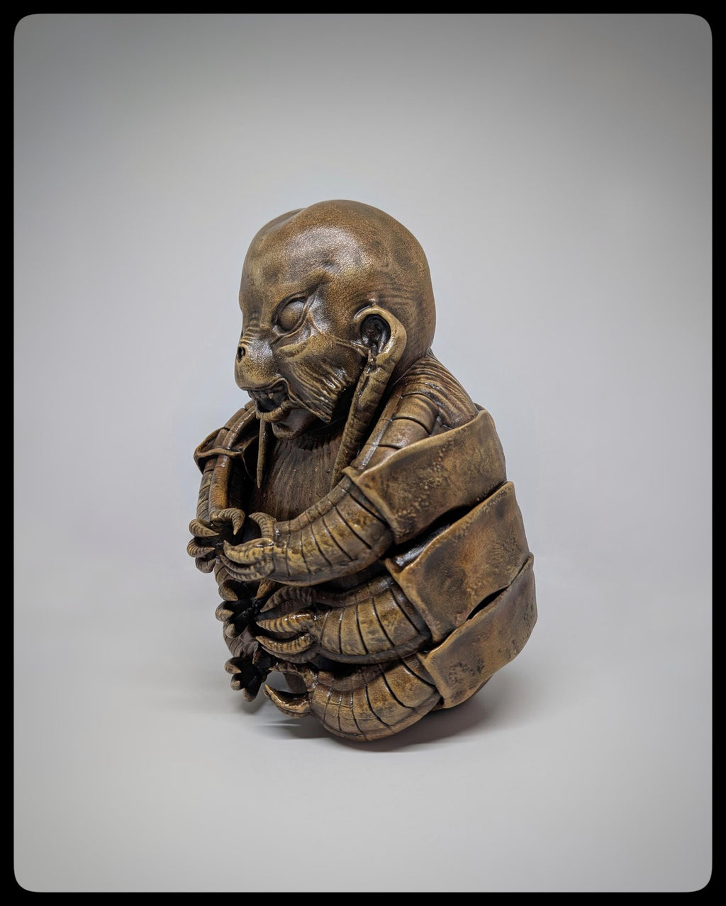 Inspired by H.R. Giger – The Tourist /9.45 in (24 cm/240 mm) 3D Resin Sculpture