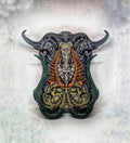 Inspired H.R. Giger Necronomicon Wall Sculpture 3D Resin Art / Height 12.6 in(32cm/320mm)