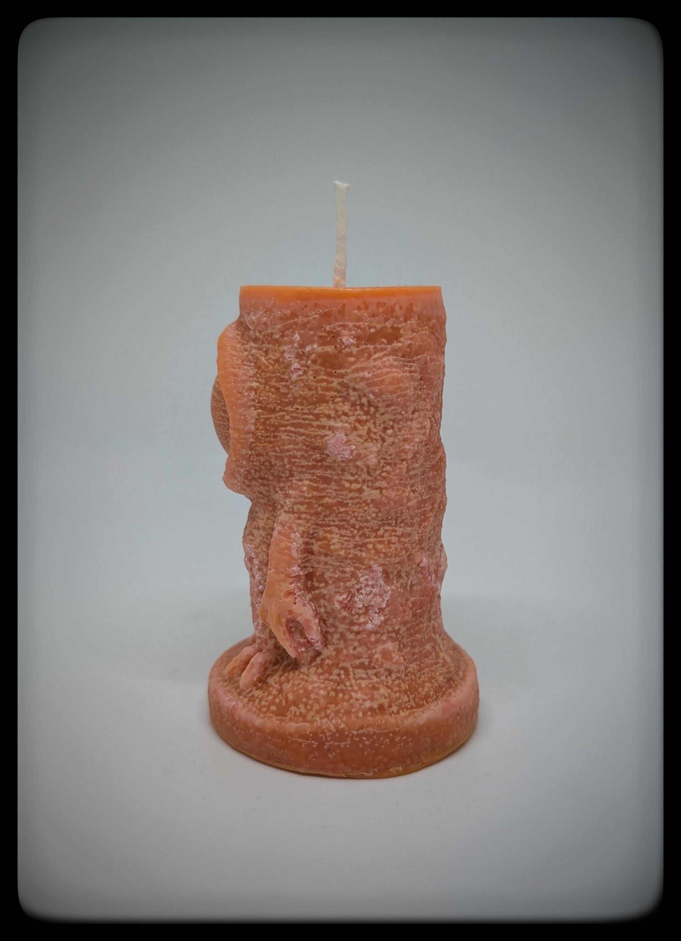 One-Eyed Monster Candle, Height 3.74" (9.5 cm), Dark Art Gothic /Sci-Fi Decor