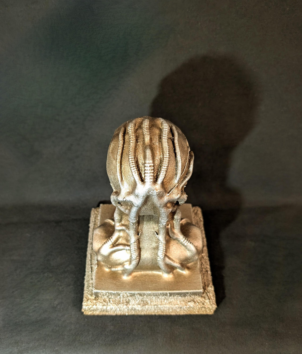 Mad Max Inspired Biomechanical Skull Sculpture 3D Resin – 7.3 Inches Tall (18.5 cm)