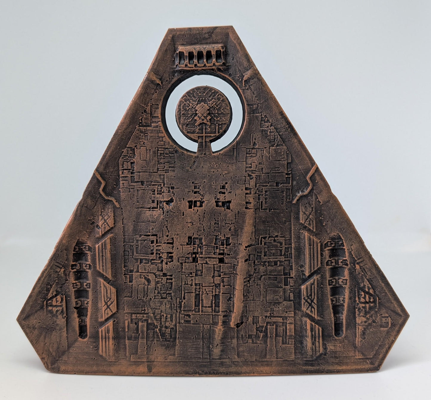Inspired by H.R. Giger Biomechanical Triangle 5.9" 3D Resin Print Model