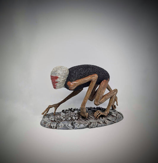 Inspired by Zdzisław Beksiński – Crawling Death 3D Resin Sculpture Length 10.8" (27.5 cm/275mm)