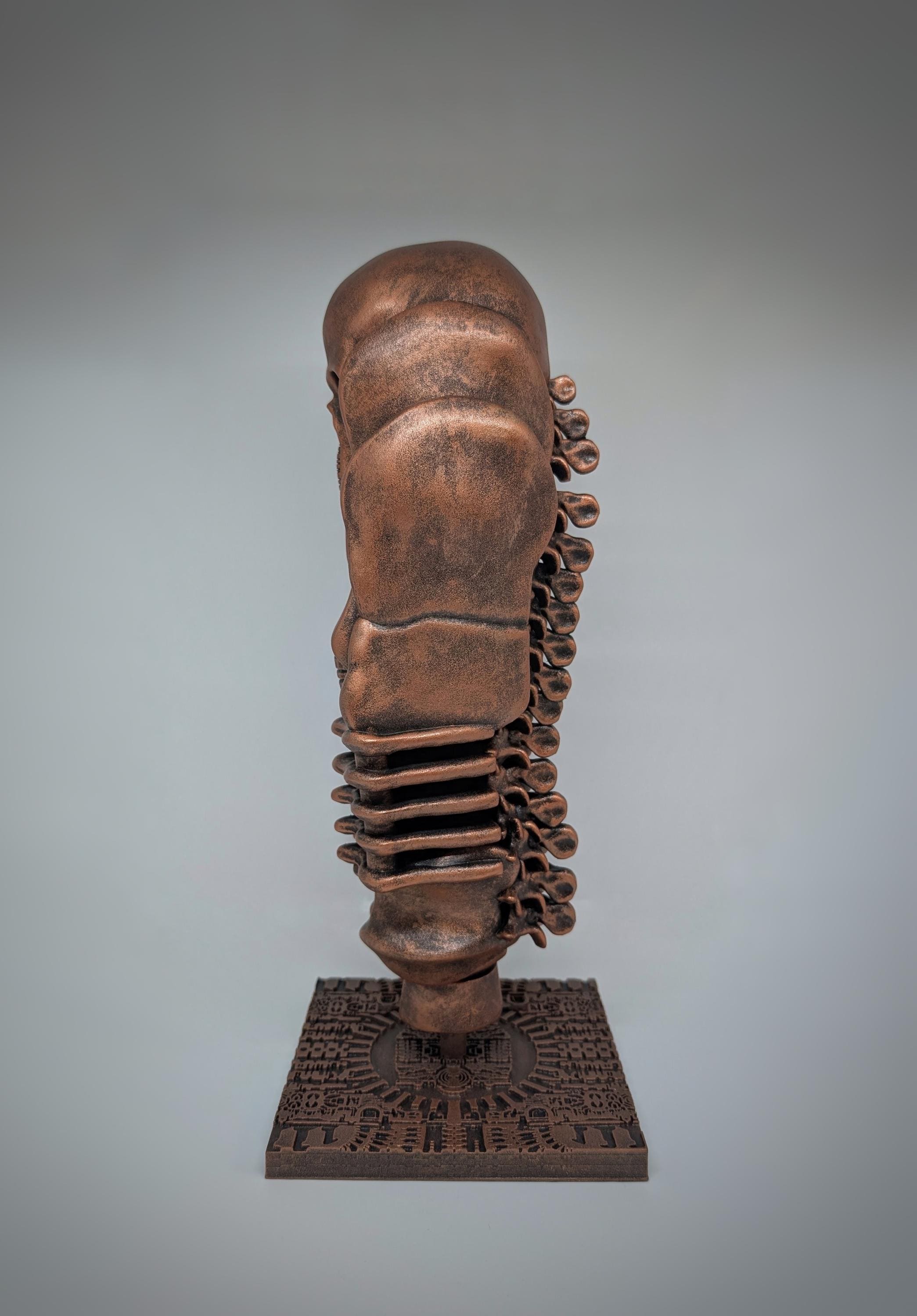 Inspired by H.R. Giger Harkonnen Table Leg – Height 13.8in (35cm / 350mm)/ 3D Resin /Design by Carlito Brigante