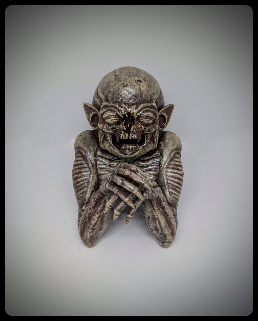 Inspired by H. R. Giger Demon 3D Resin Sculpture Height 8.27 in (21 cm/210 mm)