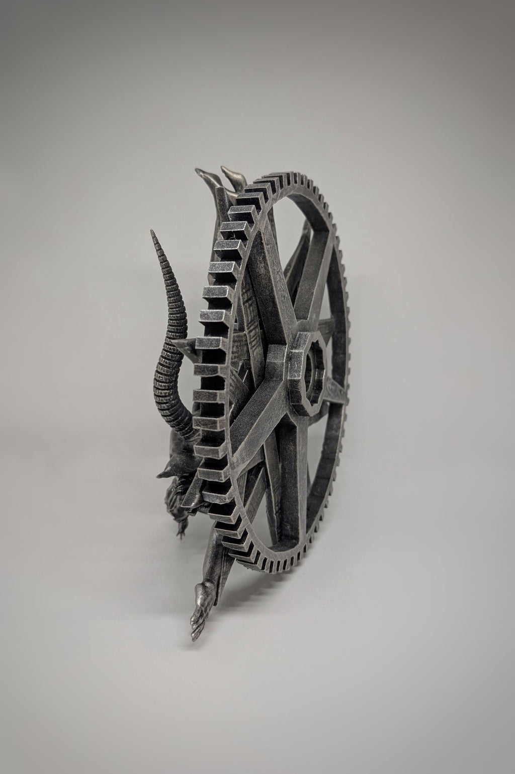 Inspired by H.R. Giger Baphomet  Wall Sculpture Height 10.2" (26 cm/260 mm)