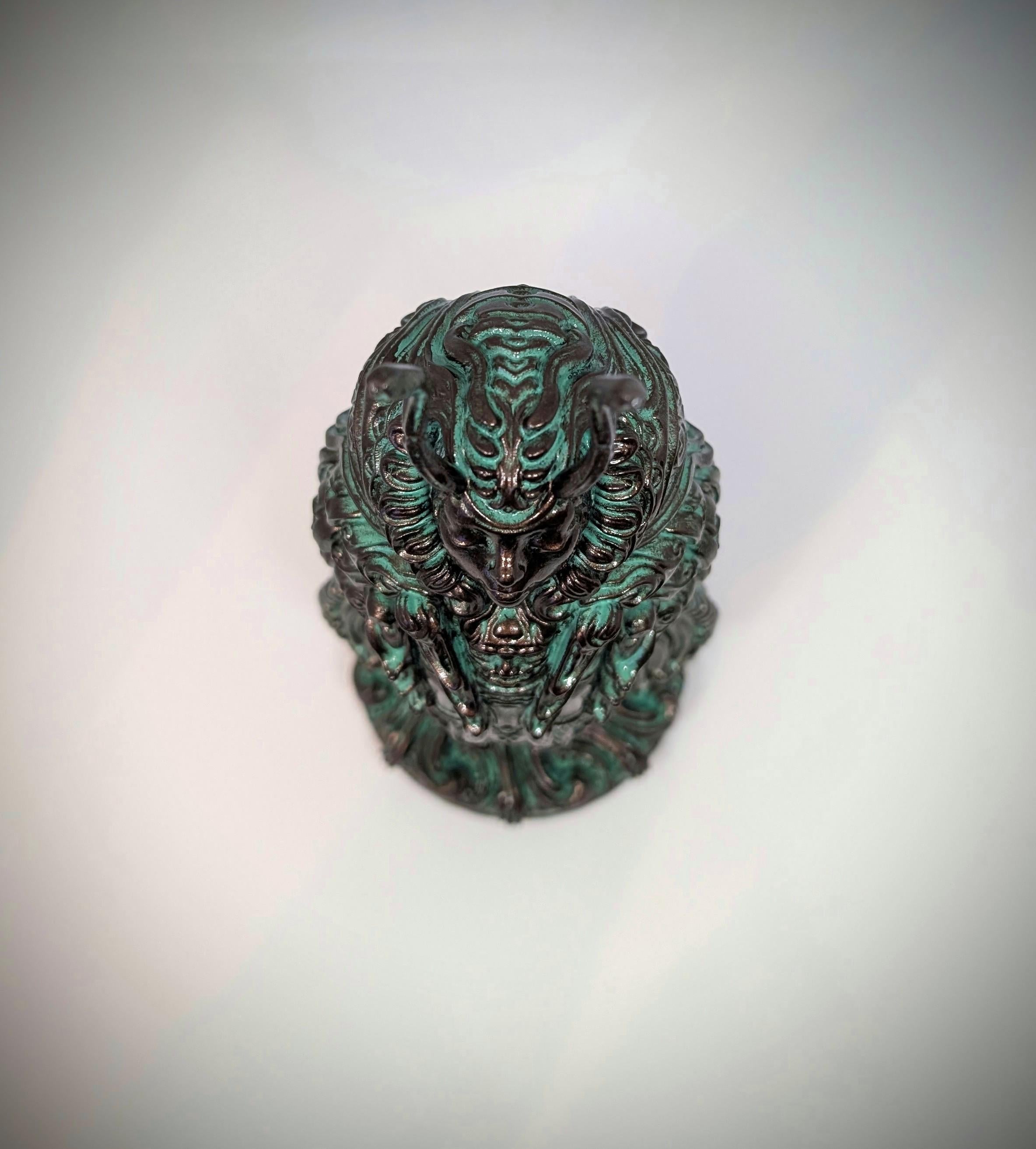 Bug Relic 3D Resin Sculpture 8.66in (22cm/220mm) Design by Zane Rogers