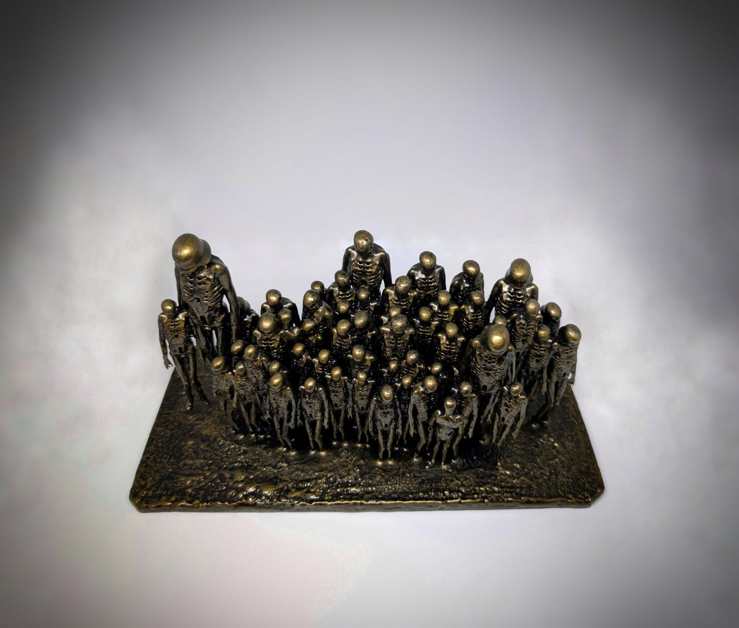 Inspired by Z. Beksiński Silent Wall / Sculpture 3D Resin 7.1" (18cm) x 13.8" (35cm)