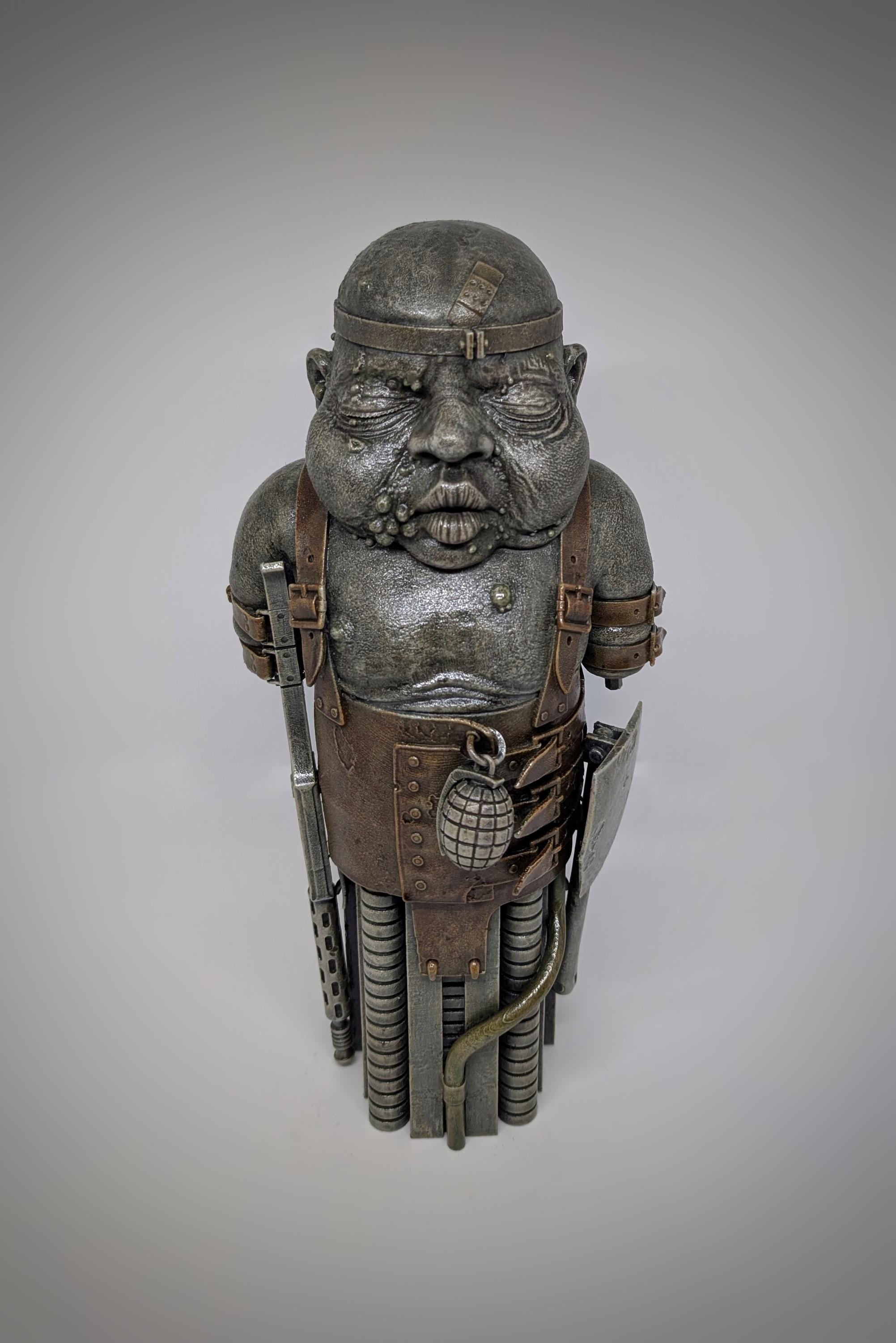Inspired by HR Giger Biomechanoid I Sculpture Statue 11.2in (28.5cm/285mm) 3D Resin