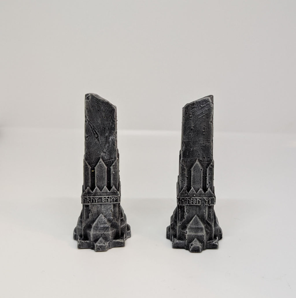 Lord of the Rings – 2x Moria Columns for Games – Height 3.54 inches (9 cm)