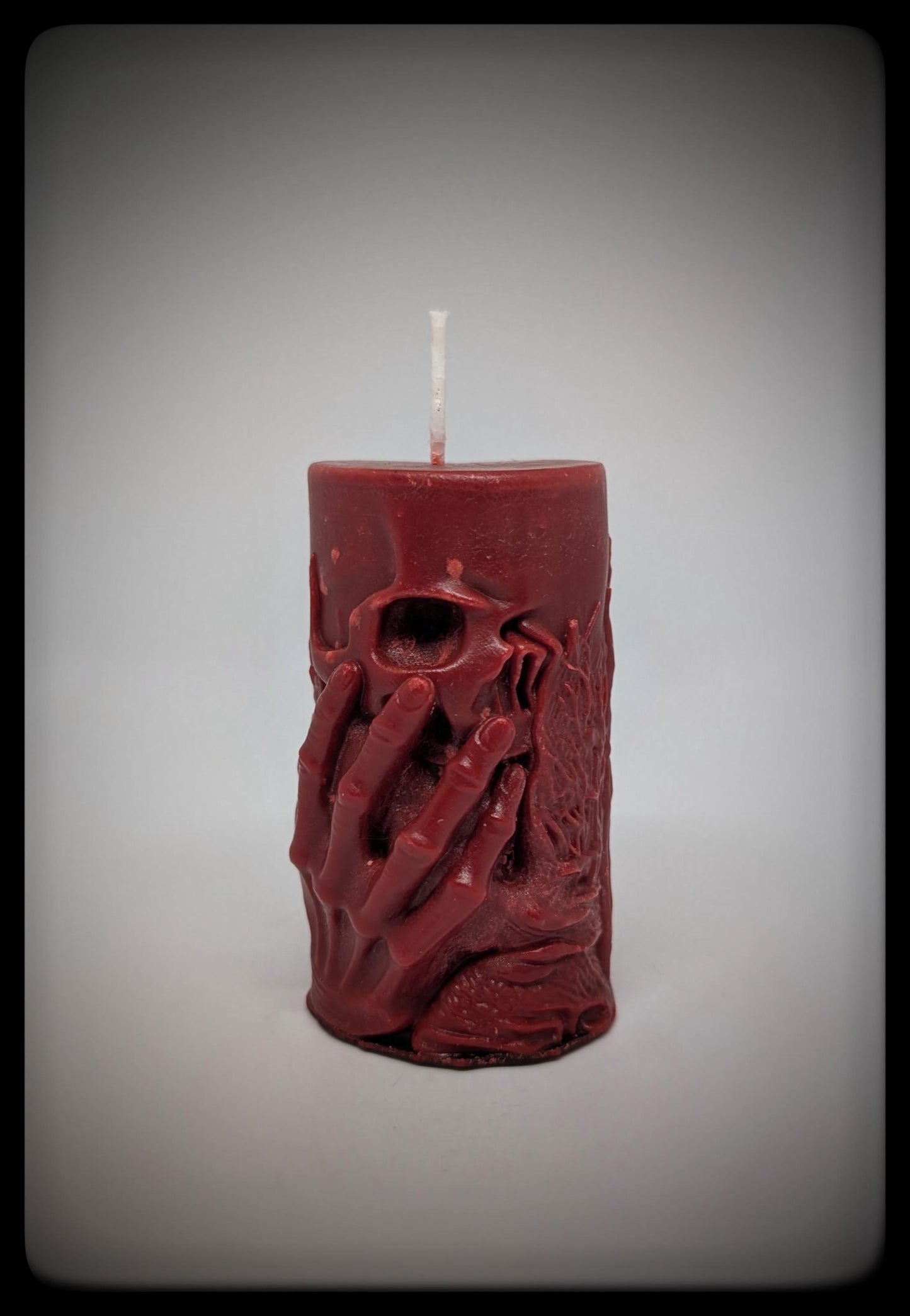 Gothic Skull Handmade Candle Height 3.74in (9.5 cm/95mm) Gothic Home Decor