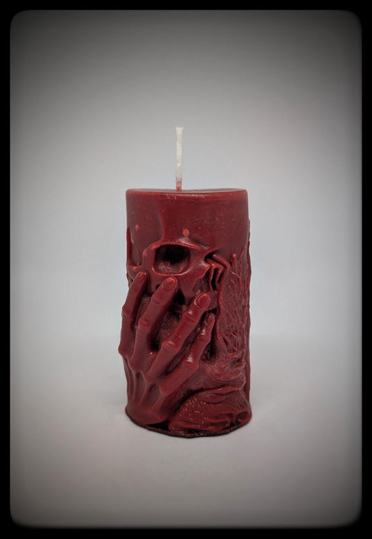 Gothic Skull Handmade Candle Height 3.74in (9.5 cm/95mm) Gothic Home Decor