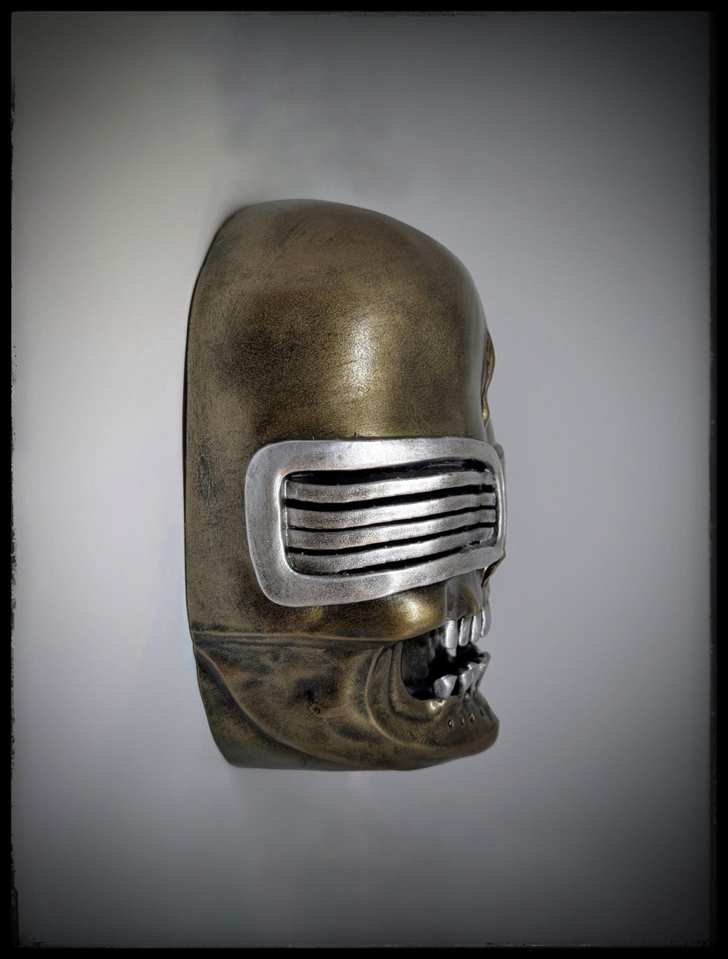 Inspired by H.R. Giger Bombs (1983) Wall Sculpture 10.6x9.3in (27x23.5cm)