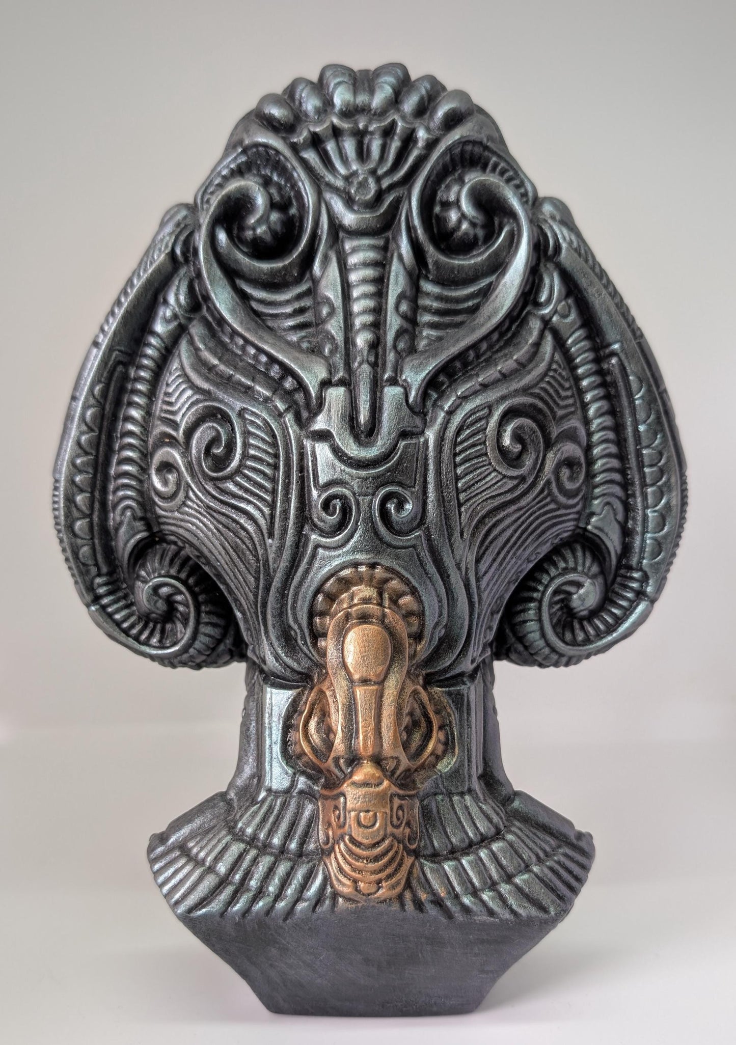 Avatar of a Dead Emperor – design Zane Rogers – 9.4in (24 cm / 240 mm) – Hand-Painted 3D Resin Sculpture