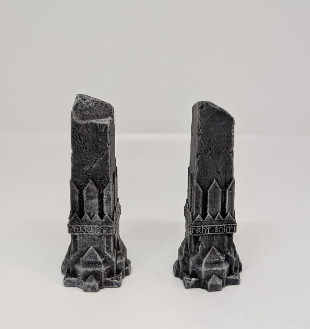 Lord of the Rings – 2x Moria Columns for Games – Height 3.54 inches (9 cm)