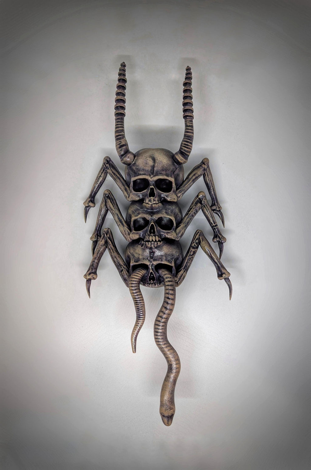 Inspired H.R. Giger Li II Spider Skull Detail /3D/ 14,37"              (36,5cm/365mm)