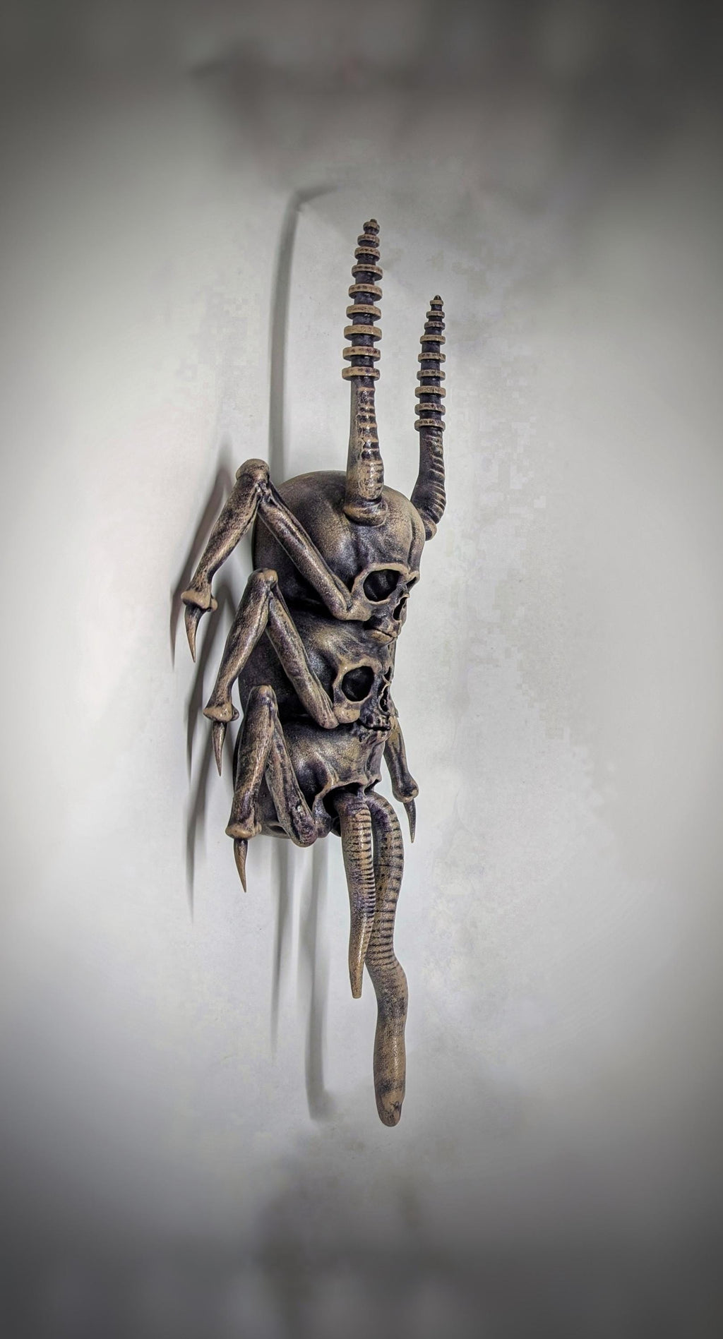 Inspired H.R. Giger Li II Spider Skull Detail /3D/ 14,37"              (36,5cm/365mm)
