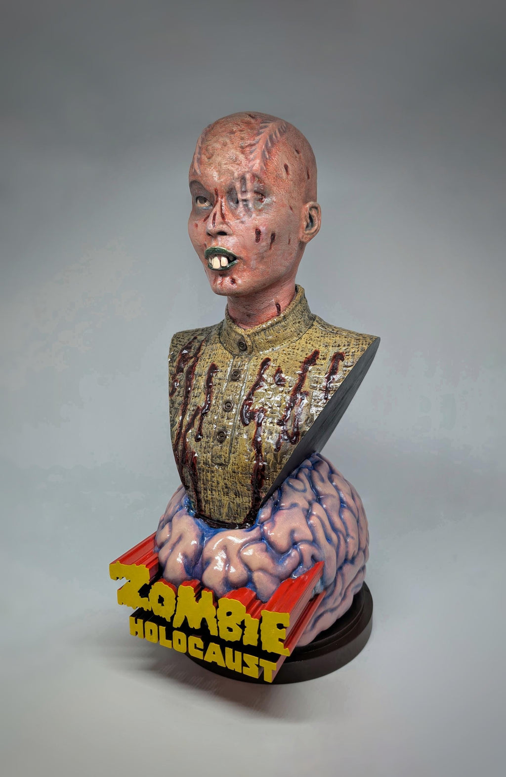 Zombie Holocaust Bust 14.8" (37.5 cm) Hand Painted Resin Horror Collectible