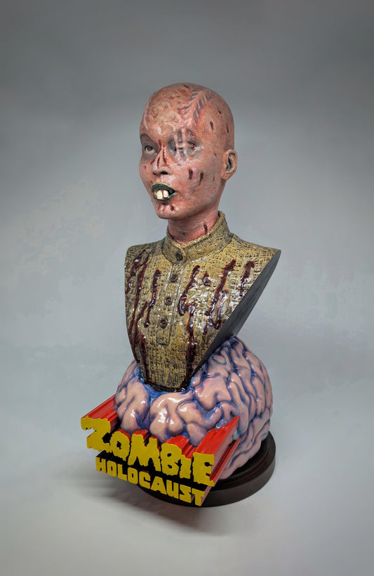 Zombie Holocaust Bust 14.8" (37.5 cm) Hand Painted Resin Horror Collectible