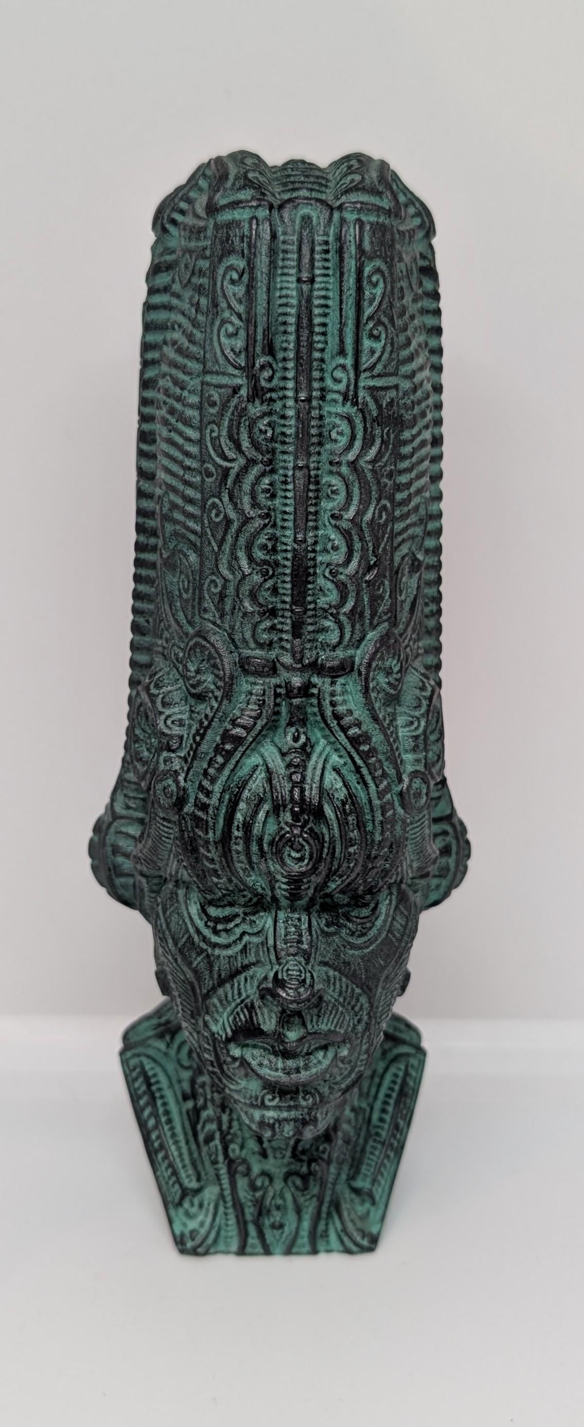 The Conduit design by Zane Rogers – Striking 3D Printed Resin Sculpture Height 7,5 inches (19 cm 190mm)