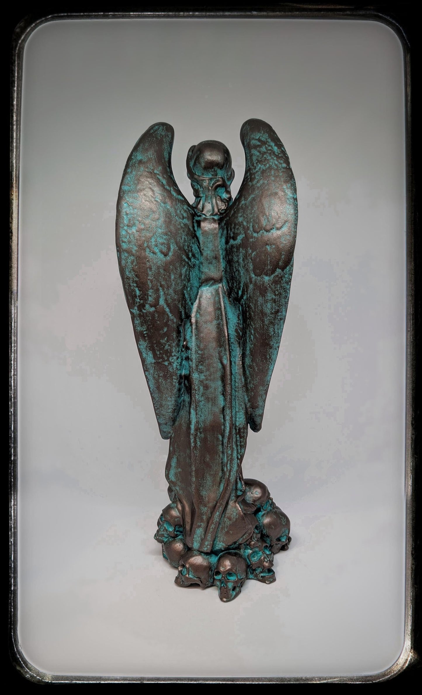Angel of Death Gothic Resin Figurine Height 13.4'' (34 cm/340mm) Very Rare Art