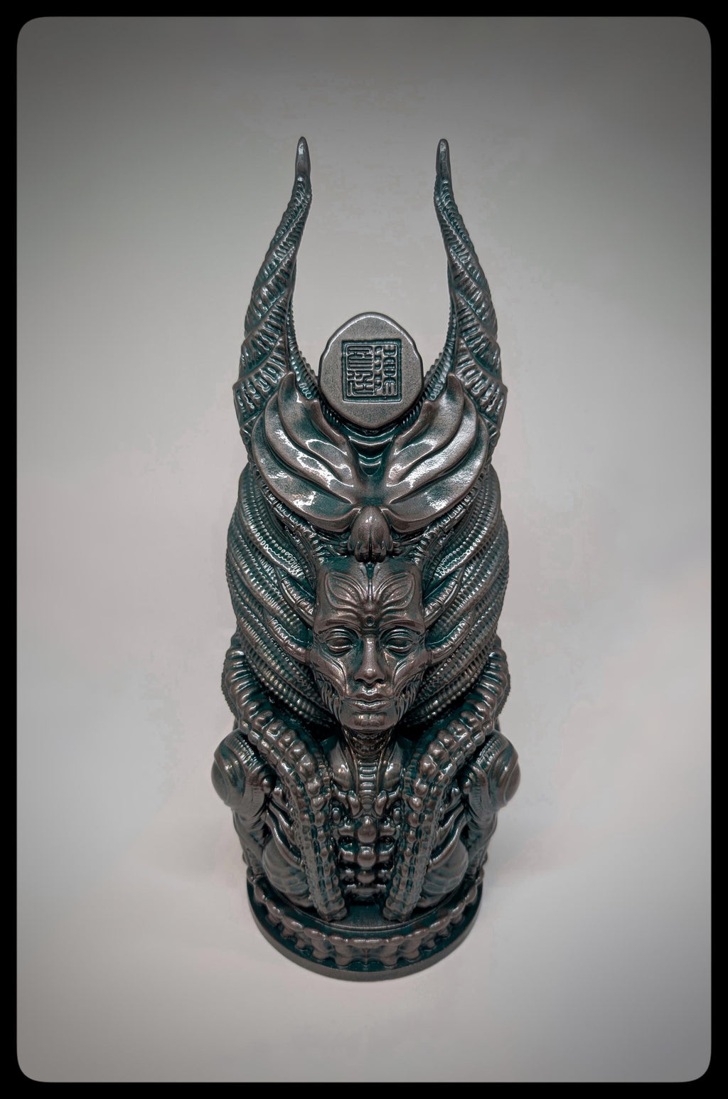 Inspired by H.R. Giger – Totem 3D Resin Sculpture 12.8" (32.5 cm/325 mm)