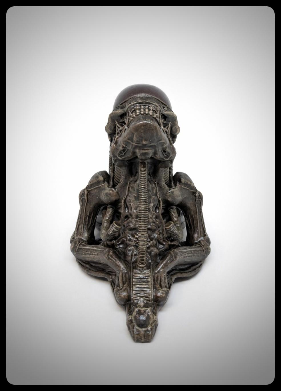 Inspired by H.R. Giger Alien Hybrid – 3D Resin Wall Sculpture 11.2" (28.5cm)