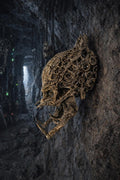 Predator Skull Trophy Sculpture 3D Resin 10.2 inches (26 cm) x 6.3 inches (16 cm)