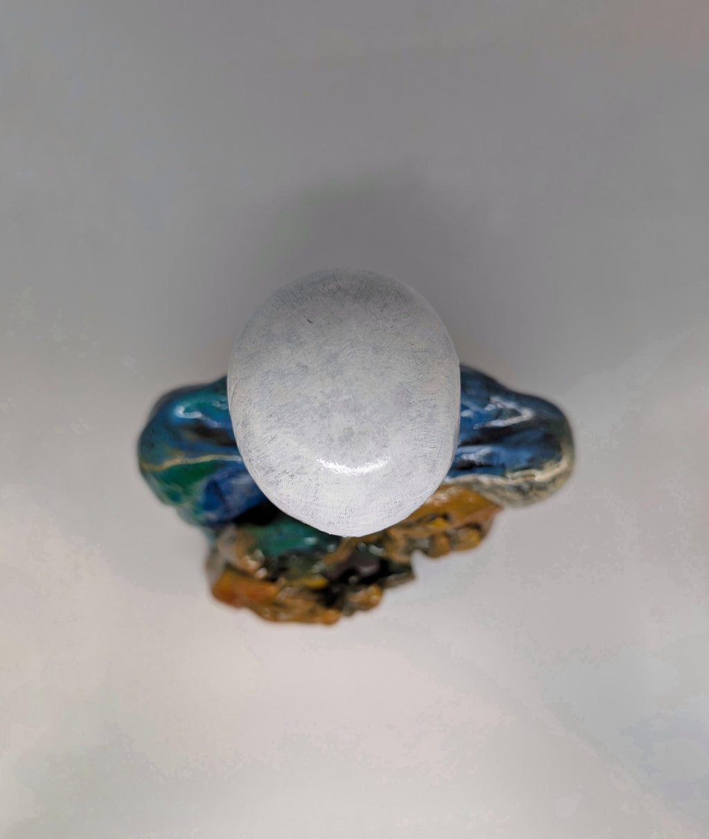 Inspired by Zdzisław Beksiński - A Man  - 3D Resin Sculpture 10.63 inches (27 cm)