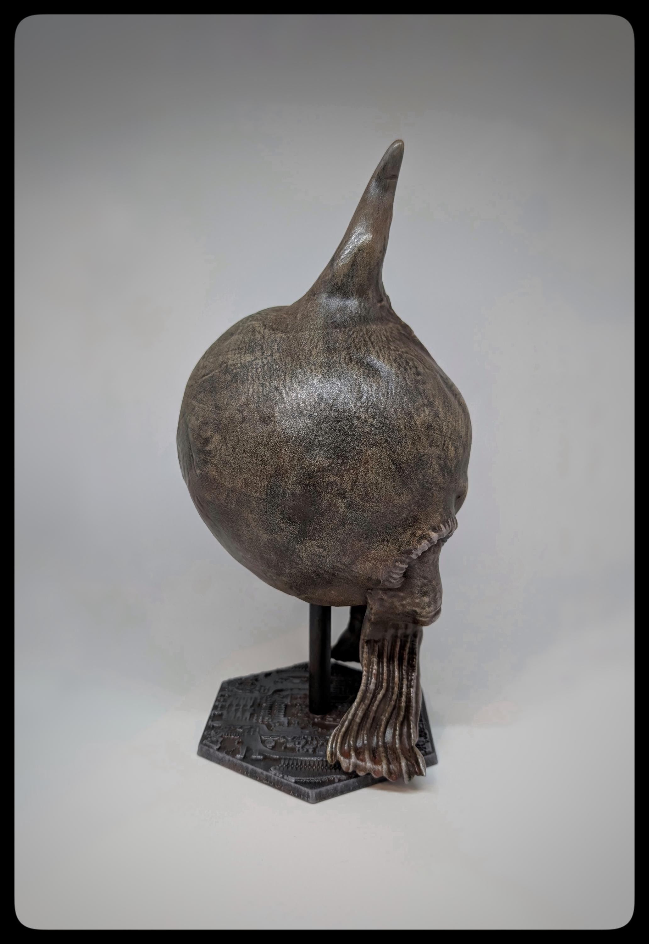 Inspired by H.R. Giger – The Tourist / Height 11.8 in (30 cm) 3D Resin Sculpture
