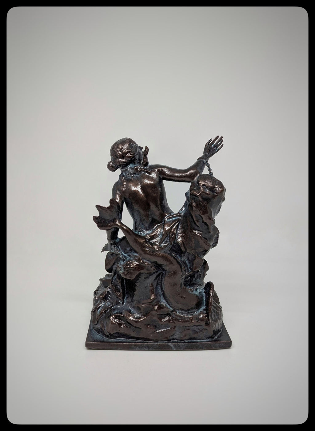 Andromeda and the Sea Monster 3D Resin Sculpture Height 6.1" (15.5 cm/155 mm)
