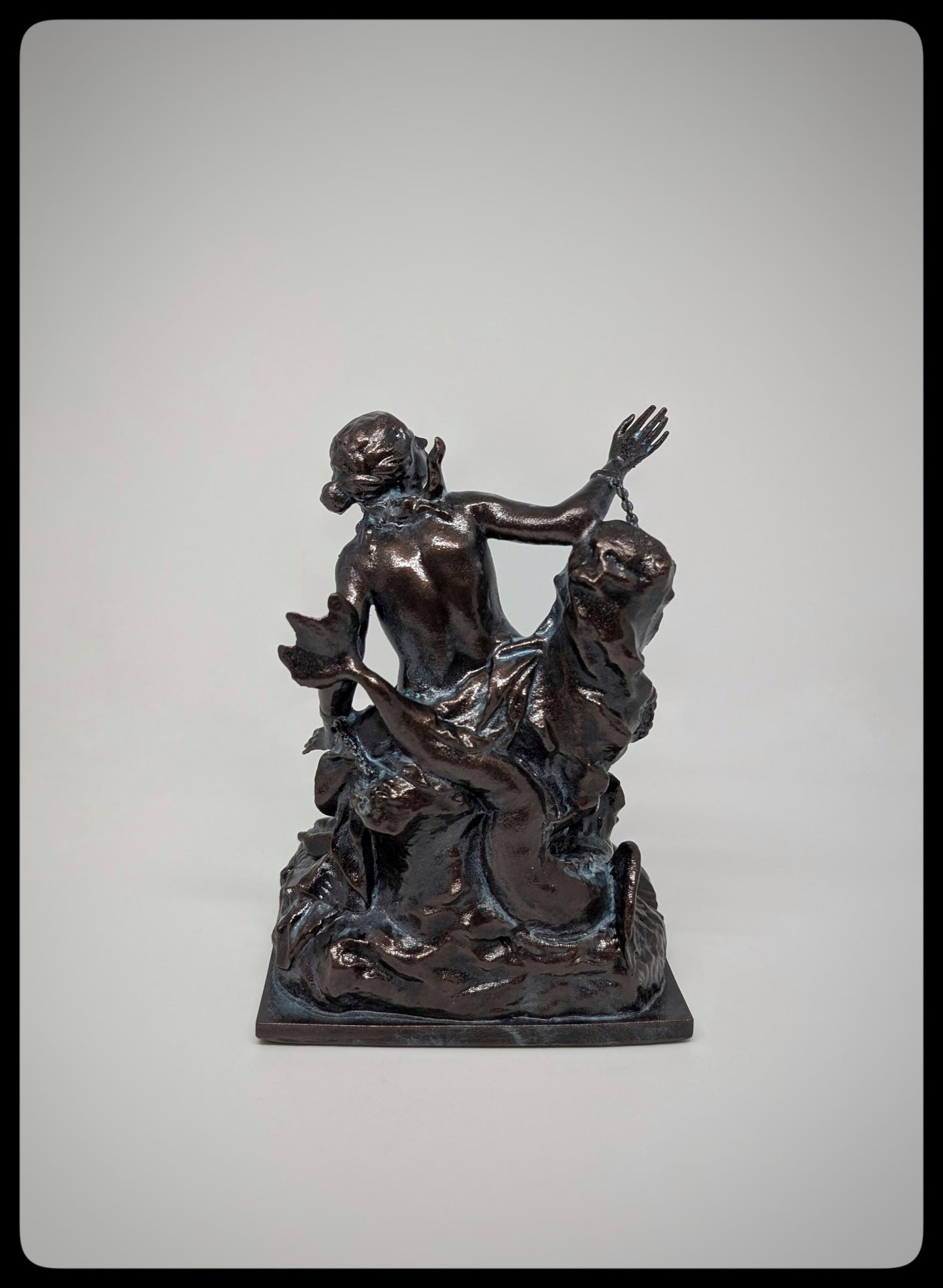 Andromeda and the Sea Monster 3D Resin Sculpture Height 6.1" (15.5 cm/155 mm)
