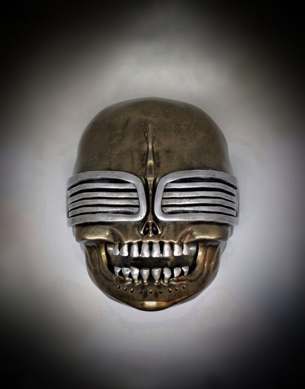 Inspired by H.R. Giger Bombs (1983) Wall Sculpture 10.6x9.3in (27x23.5cm)