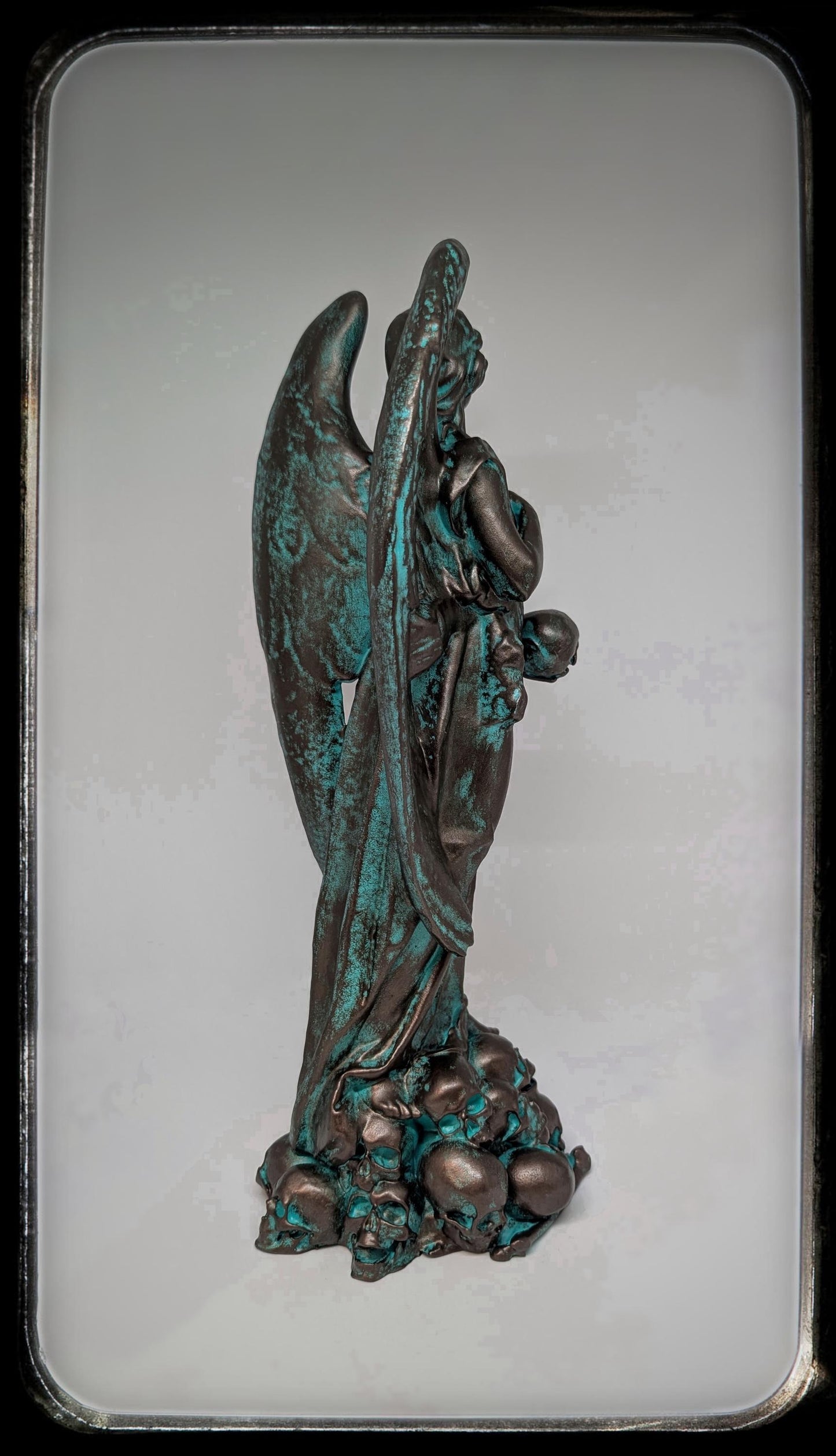 Angel of Death Gothic Resin Figurine Height 13.4'' (34 cm/340mm) Very Rare Art