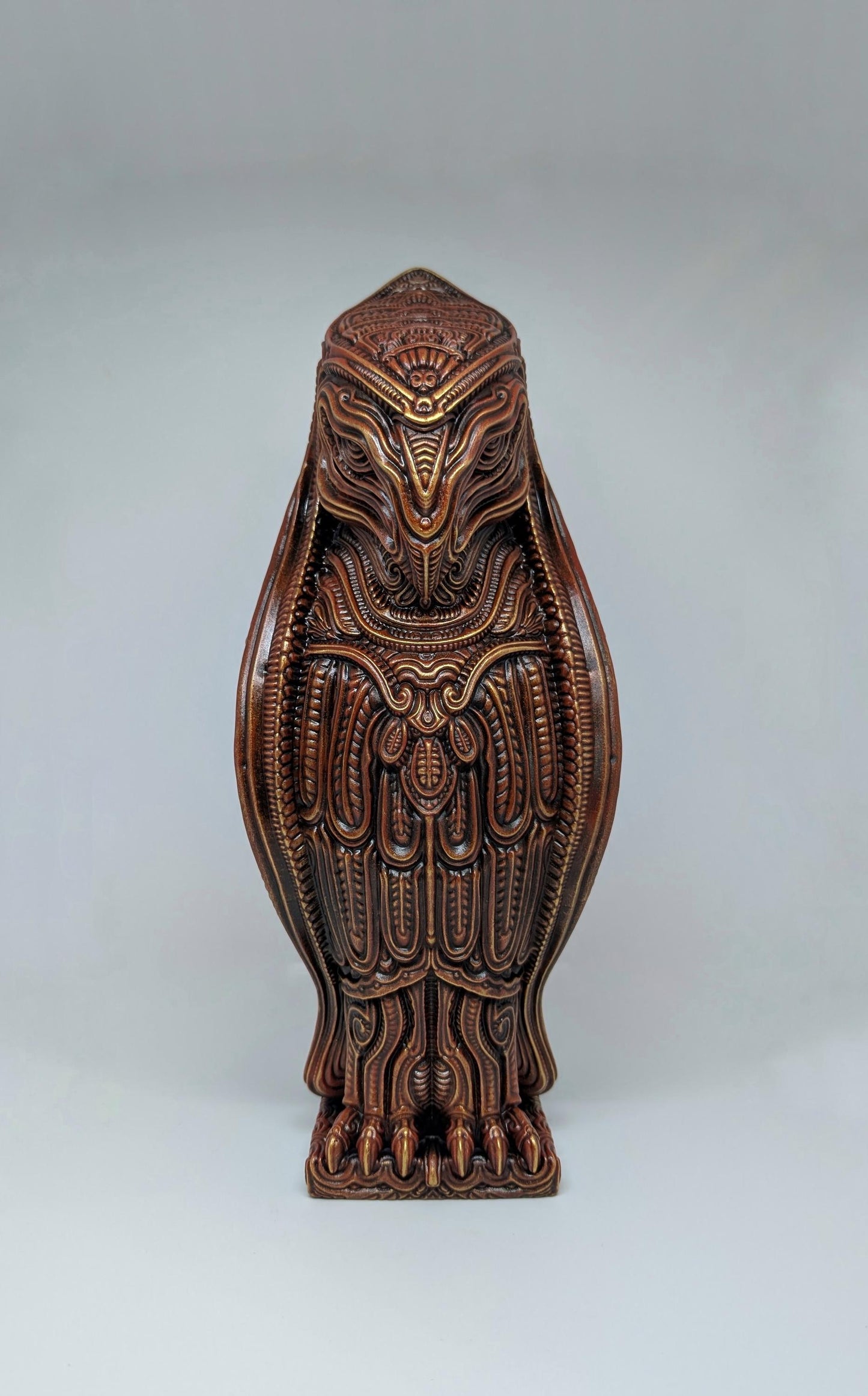 Falcon 3D Resin Sculpture / Height 13.2 in (33.5 cm / 335 mm) / Design by Zane Rogers