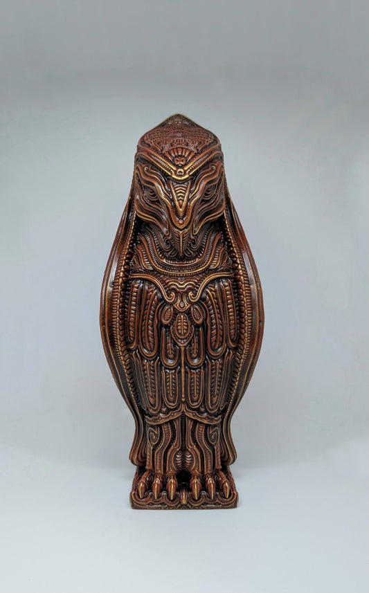 Falcon 3D Resin Sculpture / Height 13.2 in (33.5 cm / 335 mm) / Design by Zane Rogers