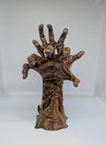 Zombie Split Hand 3D Printed Resin Sculpture / hand painted -Height 10,2 Inches (26 cm  / 260 mm)