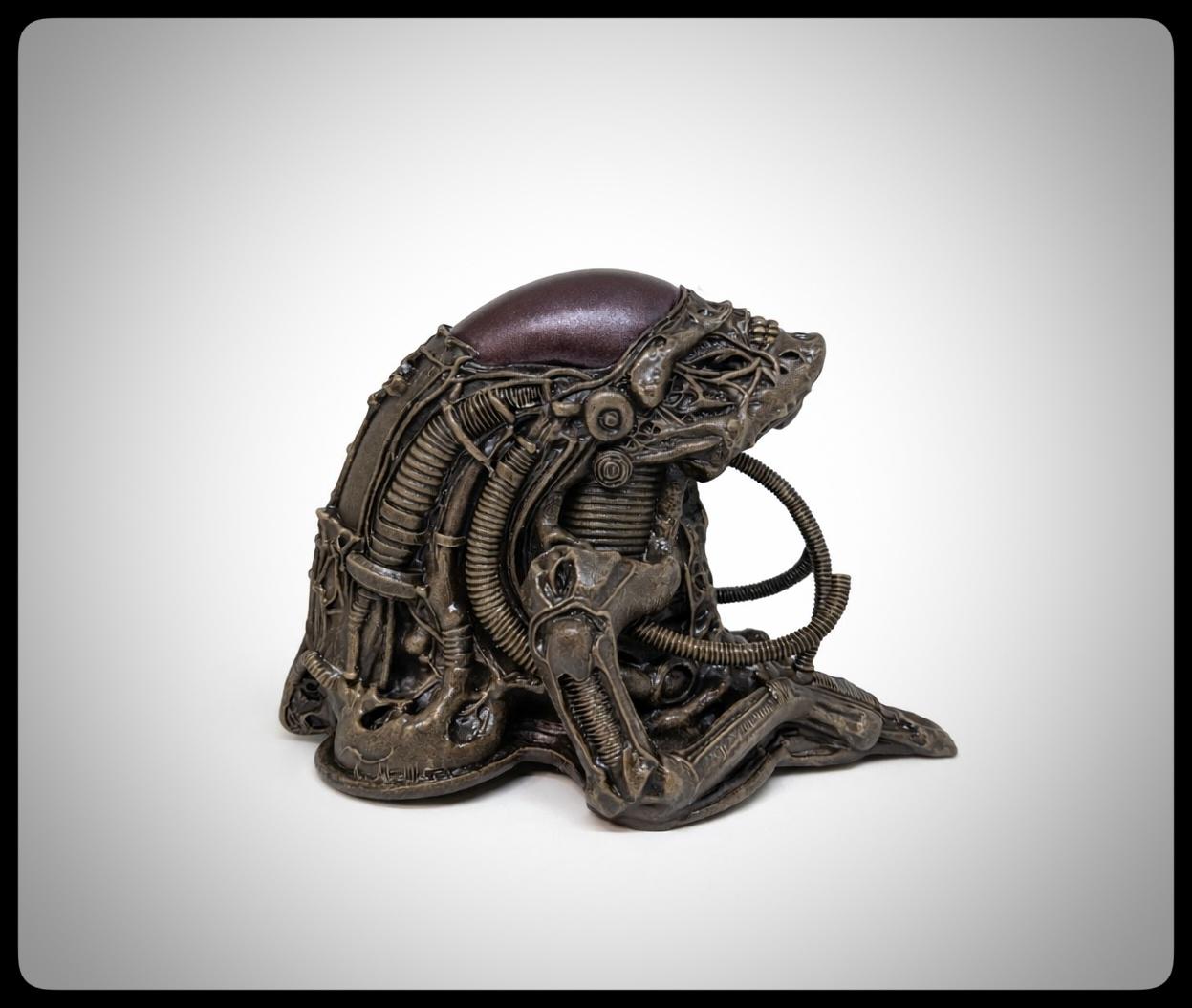 Inspired by H.R. Giger Alien Hybrid – 3D Resin Wall Sculpture 11.2" (28.5cm)