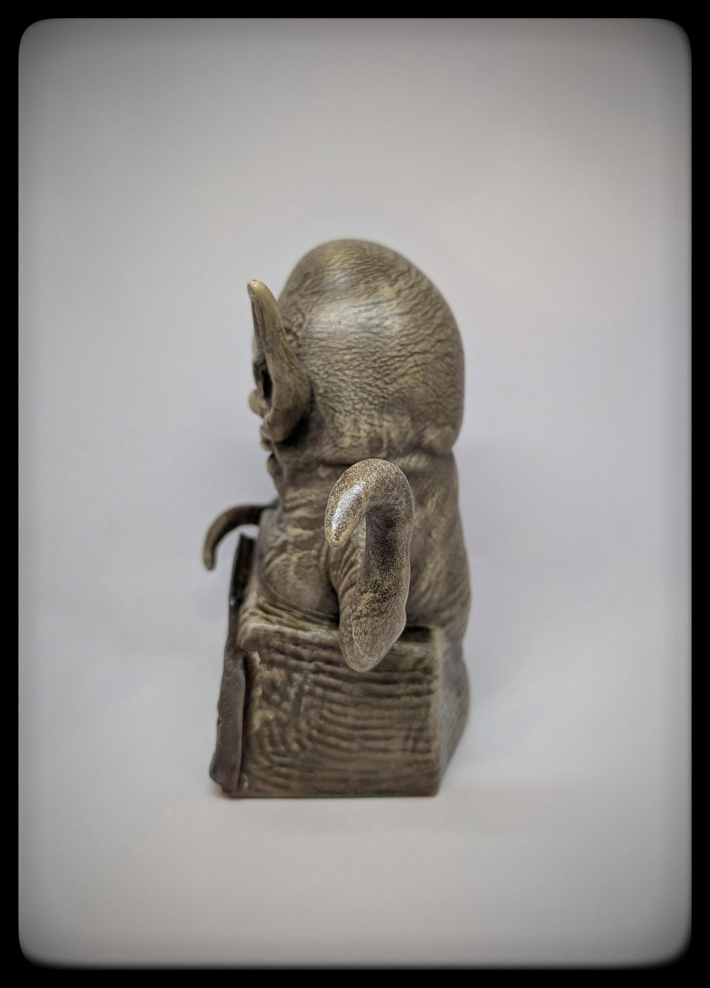 Inspired by H.R. Giger – Illuminatus I (1978), 8.7" (22 cm / 220 mm) 3D Resin Sculpture