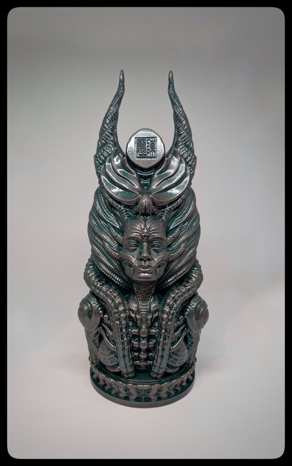 Inspired by H.R. Giger – Totem 3D Resin Sculpture 12.8" (32.5 cm/325 mm)