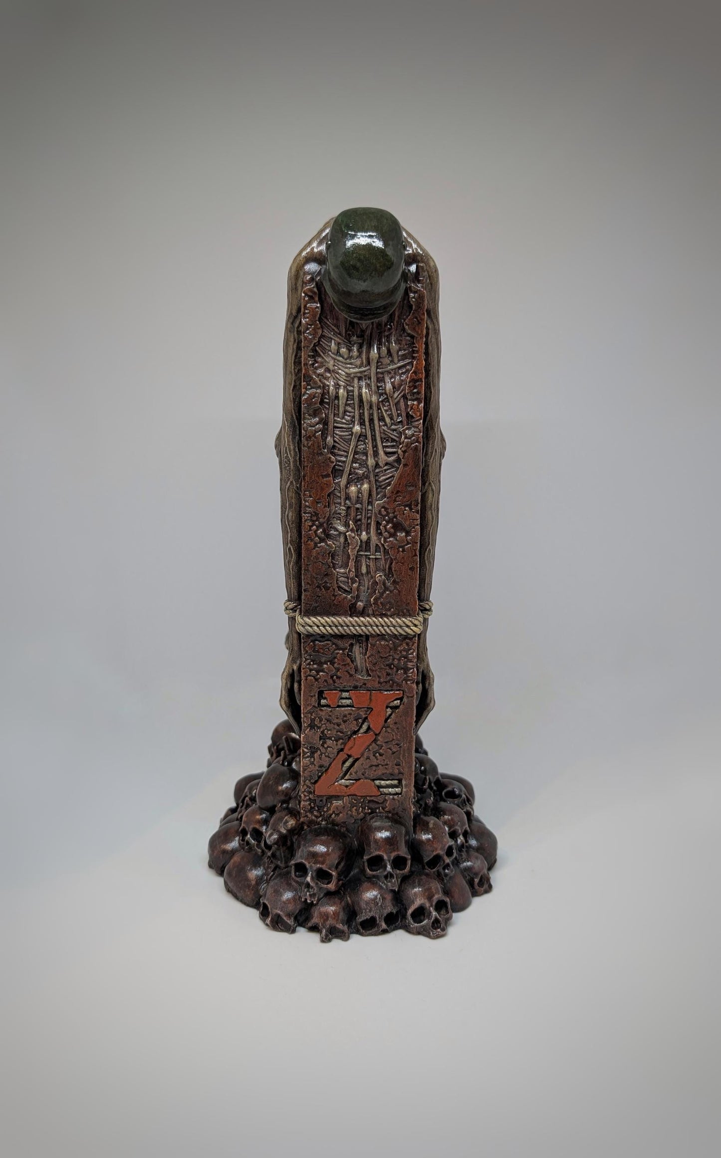 Zdzislaw Beksinski Inspired AD73 -3D Resin Sculpture Height 10.2" (26 cm/260 mm)