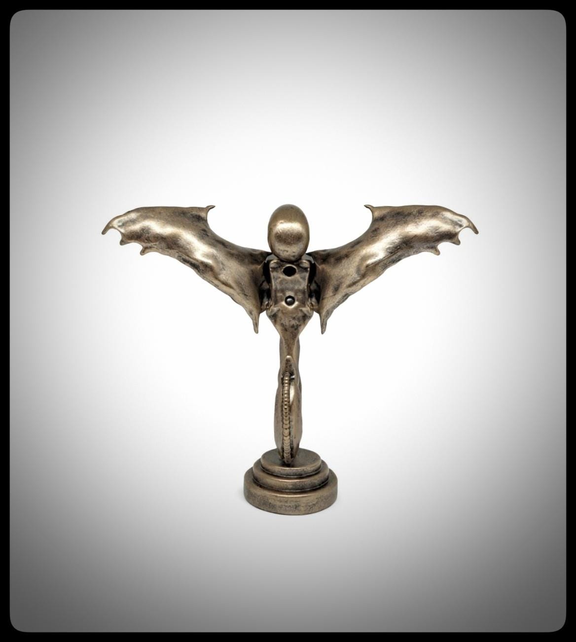 Inspired by H.R. Giger – Guardian Angel 9.45 in (24 cm/240 mm) 3D Resin Sculpture