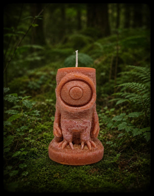 One-Eyed Monster Candle, Height 3.74" (9.5 cm), Dark Art Gothic /Sci-Fi Decor
