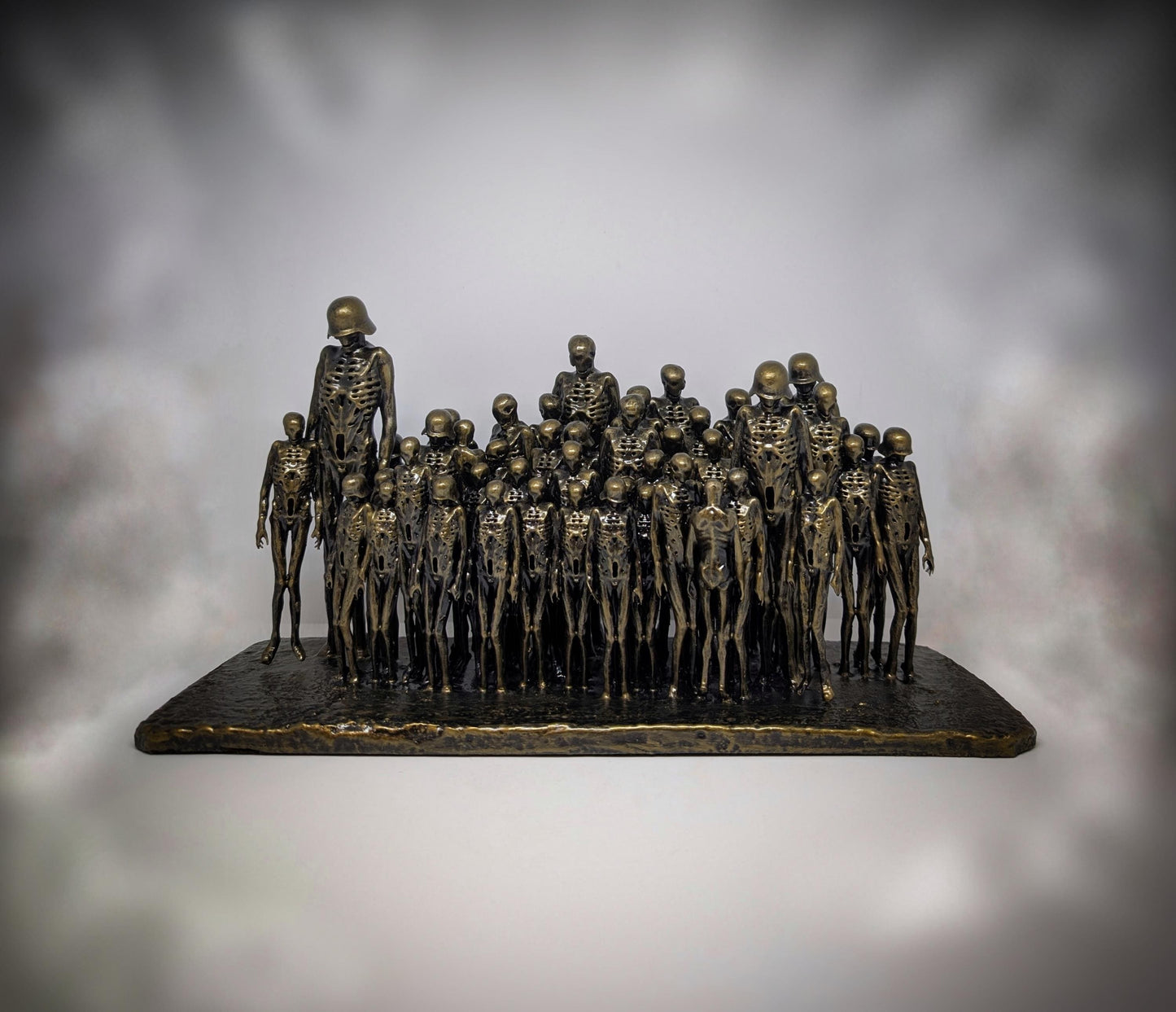 Inspired by Z. Beksiński Silent Wall / Sculpture 3D Resin 7.1" (18cm) x 13.8" (35cm)