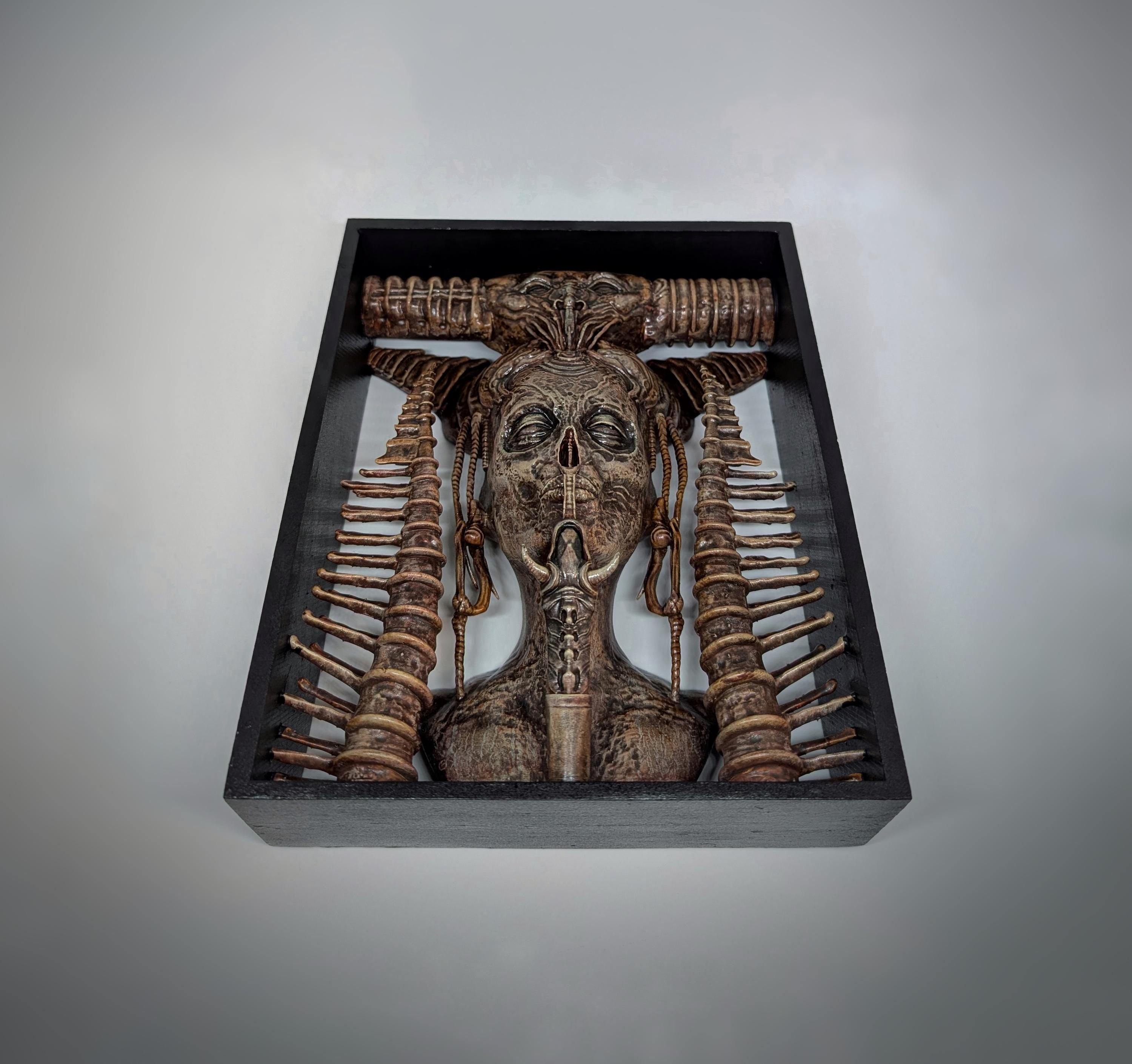 Inspired by H.R. Giger Lilith Wall Sculpture 9.8in (25cm/250mm) by Carlito Brigante