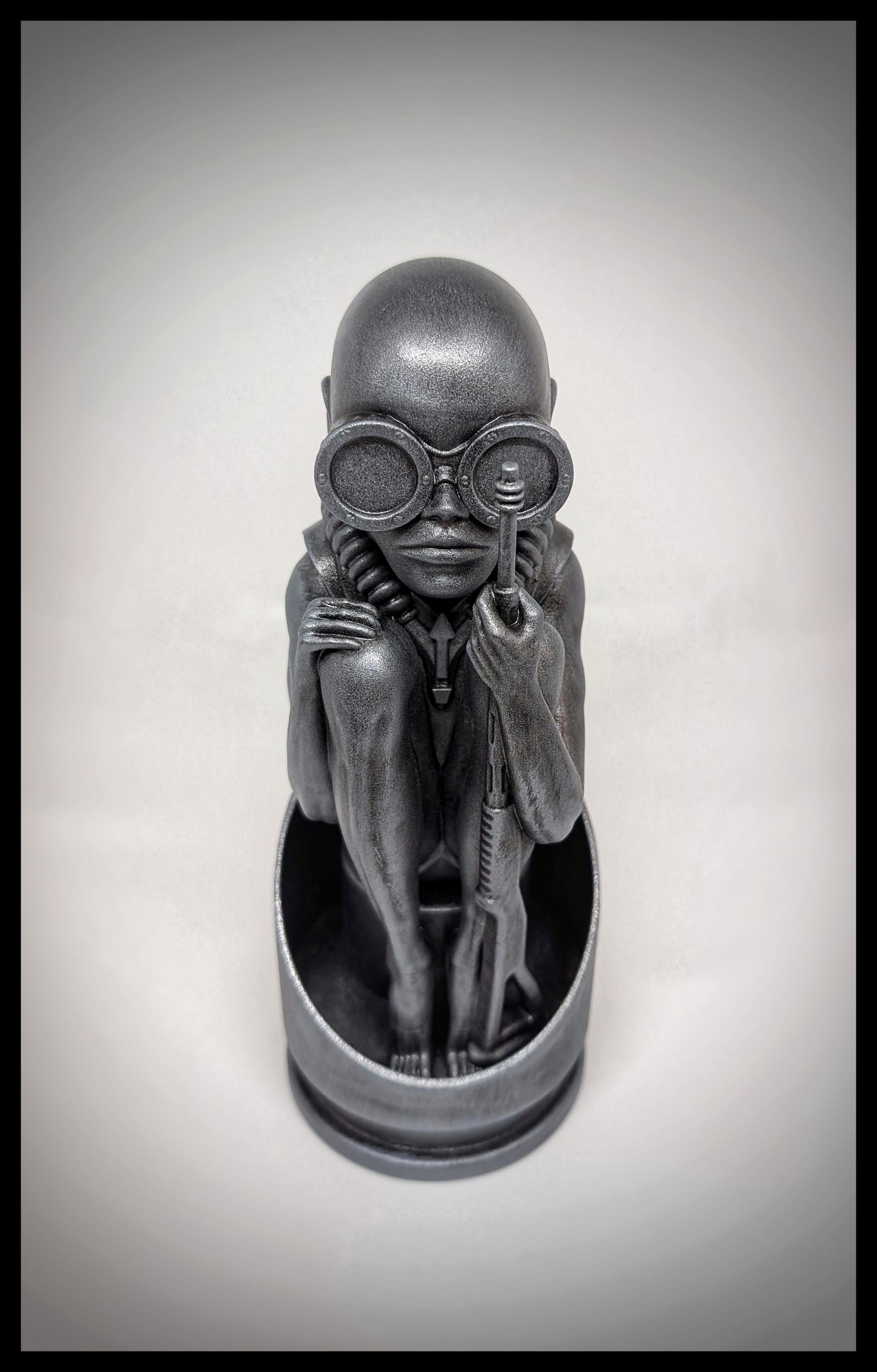 H.R. Giger Inspired Birth Machine Bullet Baby 3D Resin Figure – 8.07 inches (20.5 cm/205mm)