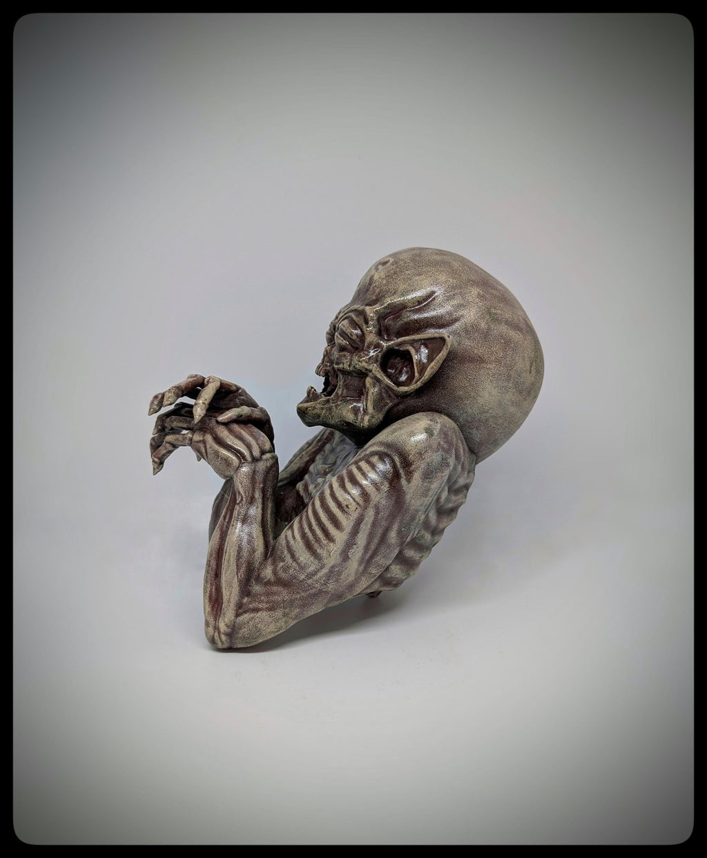 Inspired by H. R. Giger Demon 3D Resin Sculpture Height 8.27 in (21 cm/210 mm)