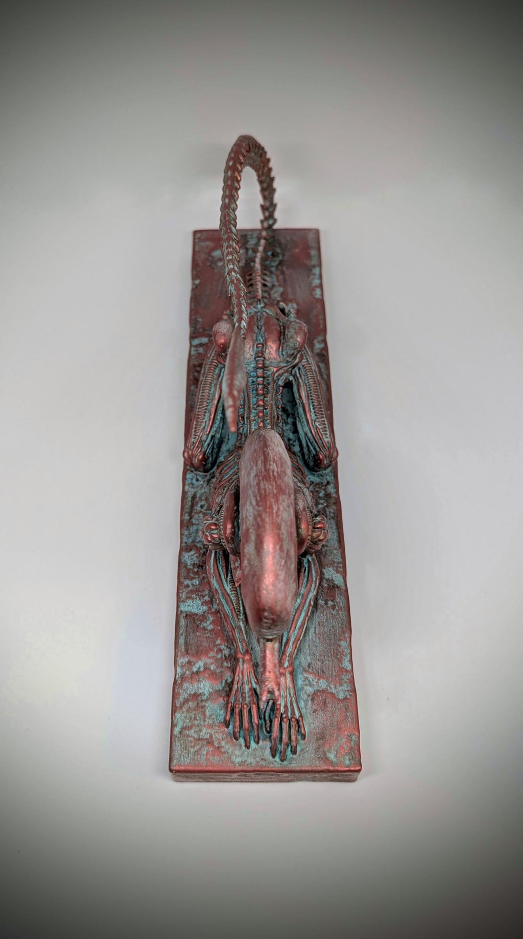 Inspired H.R.Giger Alien Sphinx figure 6.9" (17.5 cm) H x 11.8" (30 cm) L /3D Resin