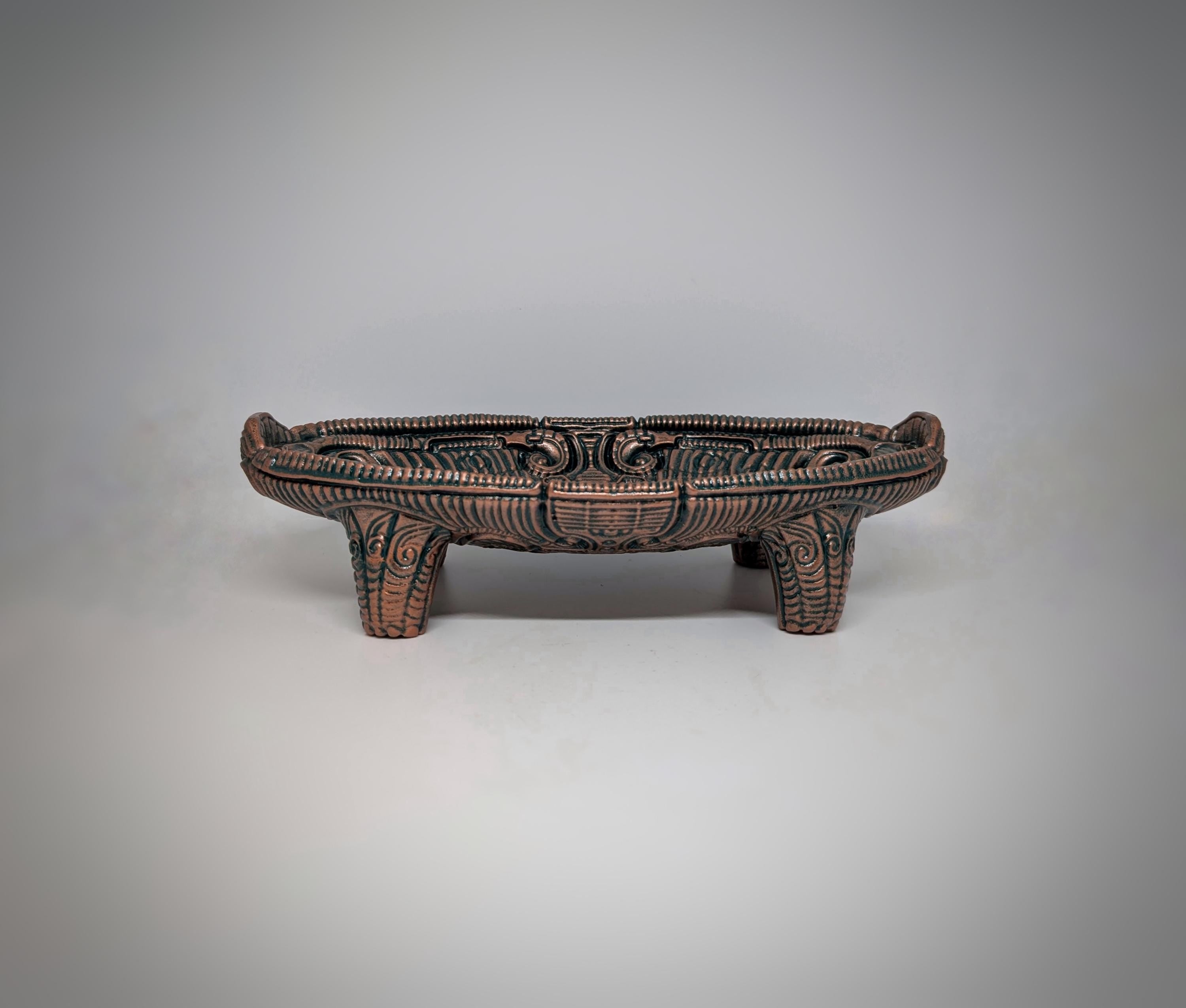 Decorative Tray 3D Resin Sculpture 11in(28 cm) x 5.5in (14 cm)