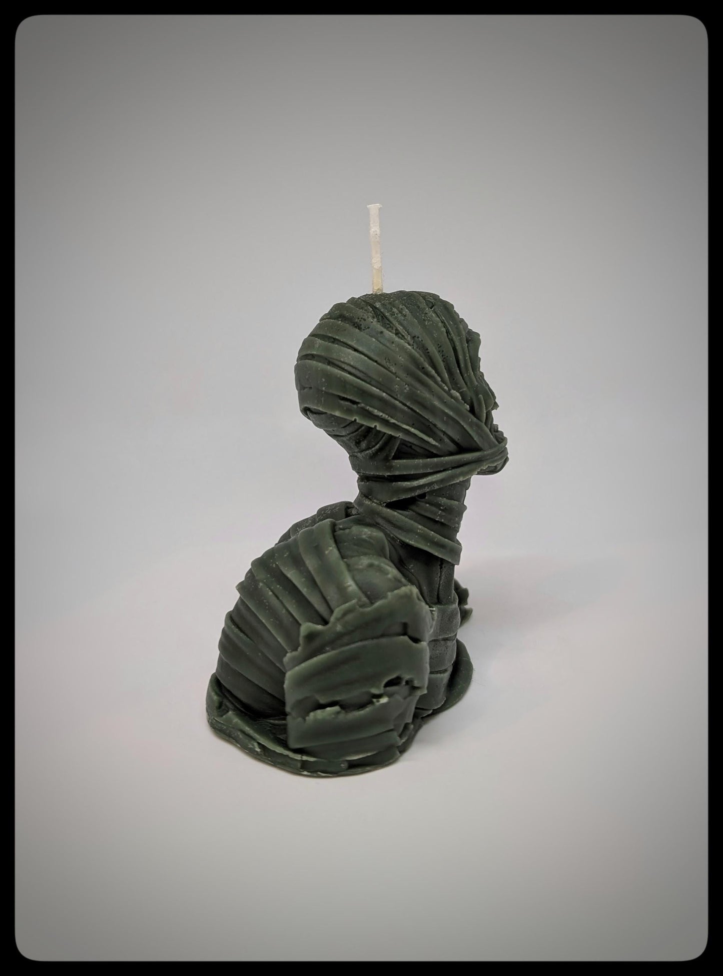 Vegan Mummy Candle -Height 3.74 inches (9.5 cm /95 mm)