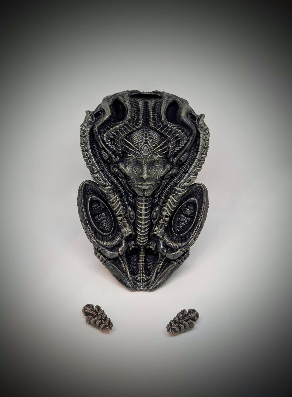 Inspired by H.R.Giger, Bio Craft -Mother Urn Statue 8.7"(22cm/220mm)